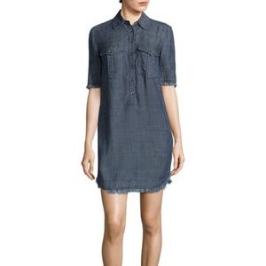 Trina Turk Rosetta Denim Shift Dress